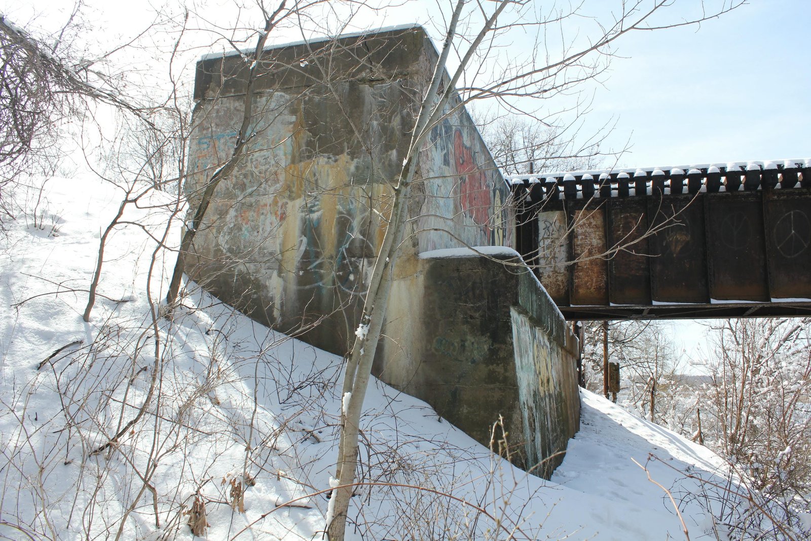 East abutment